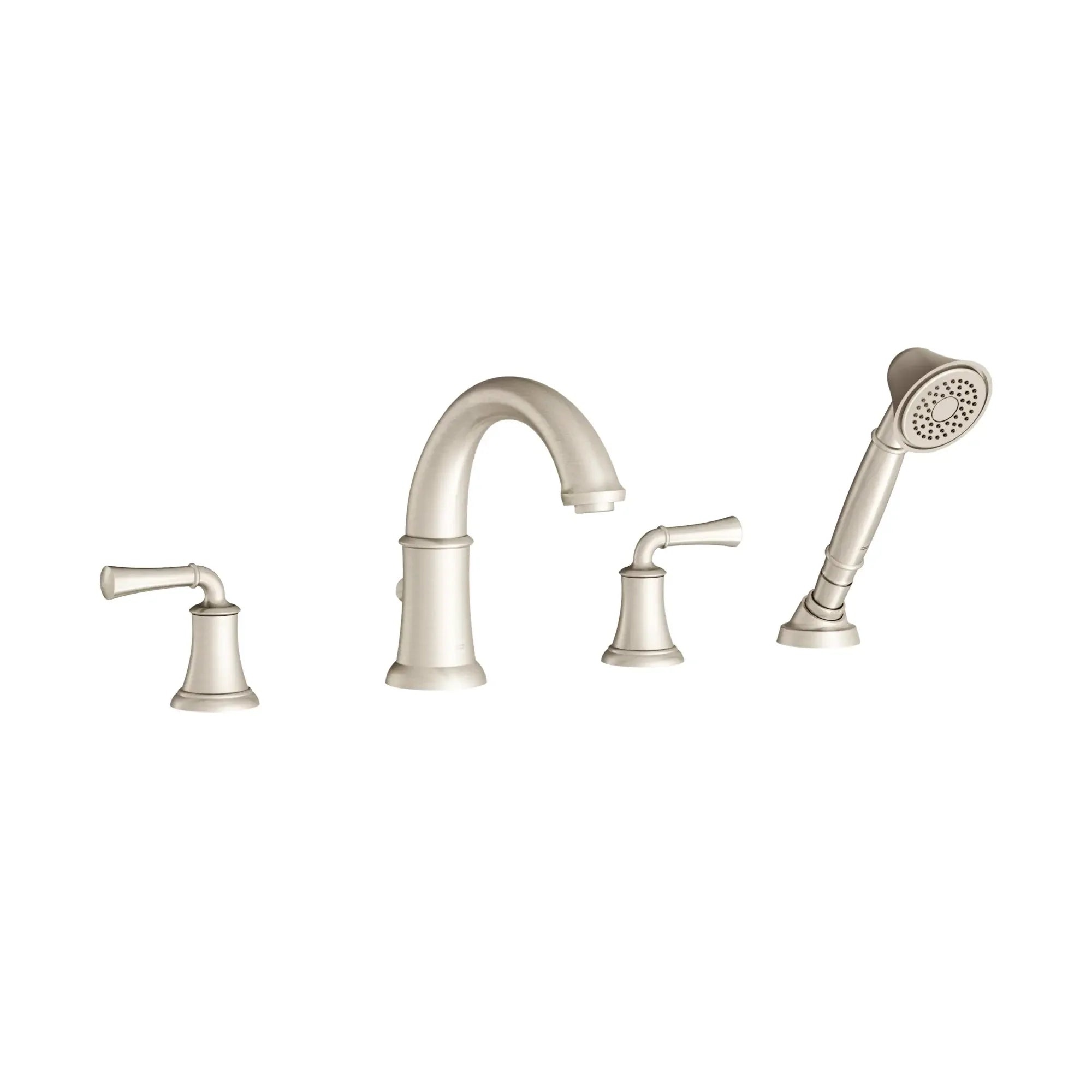 Portsmouth Bathtub Faucet with Personal Shower for Flash Rough-in Valve with Lever Handles — thumbnail 2